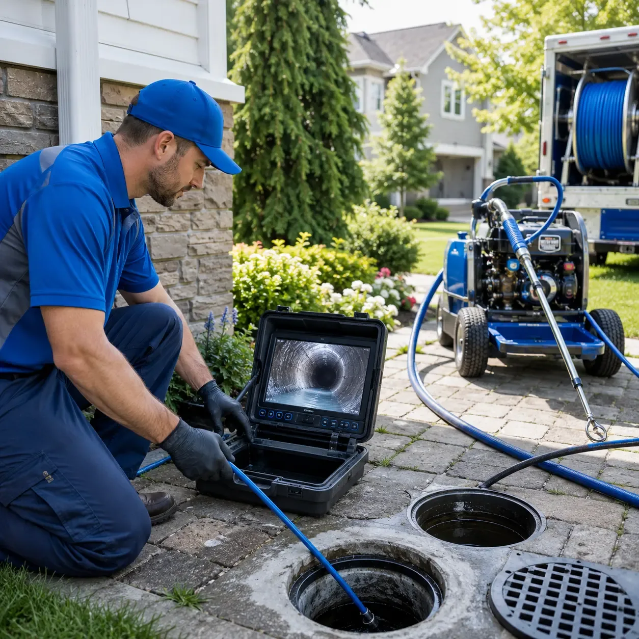 Outdoor drain cleaning professionals serving Flournoy, CA